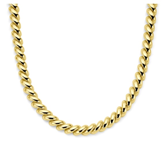 14krt collier san marco 9mm 45cm